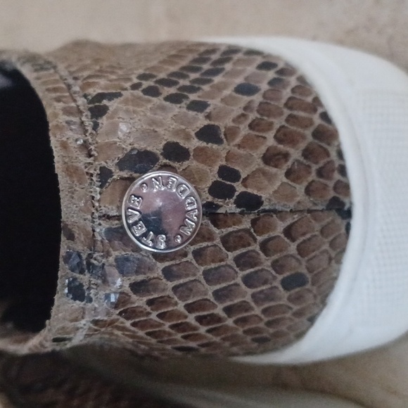 Steve Madden Symba Slip On Snakeskin Print Sneakers - Picture 6 of 9